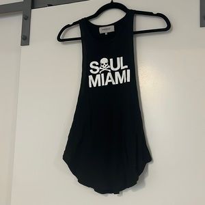 SoulCycle Miami Tank SMALL black soft top